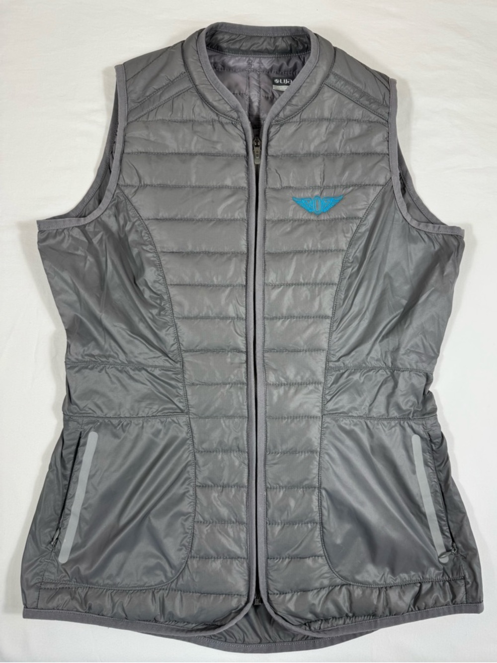 LIJA Light Gray Nylon Jacket VEST (161)